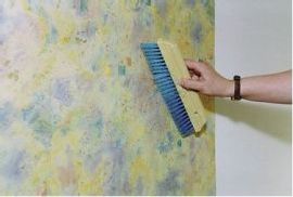 Как поклеить жидкие обои