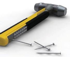 Забиваем гвоздь правильно